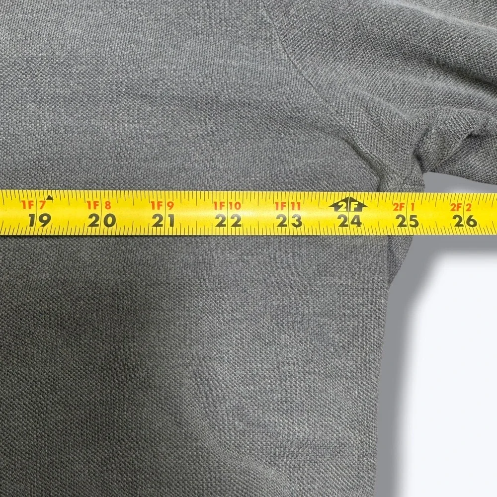 Vintage Polo Ralph Lauren Rugby Shirt pullover Mens XL Gray Embroidered Logo